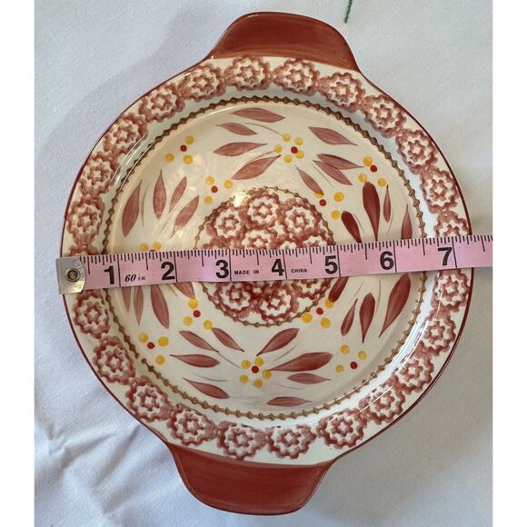Temptations Bakeware by Tara‎ Old World - Red Handle Platter - Picture 2 of 3